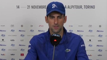 Скачать видео: ATP - Turin - Nitto ATP Finals 2021 - Novak Djokovic : 