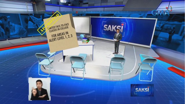 Limited face-to-face classes sa mga kolehiyo at unibersidad na nasa ilalim ng alert level 2 at 3, aprubado na ng IATF | Saksi