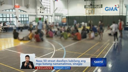 Nasa 50 street dwellers kabilang ang mga batang namamalimos, sinagip | Saksi