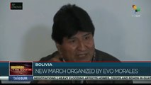 Evo Morales announces a march to La Paz in defense of the Government and democracy