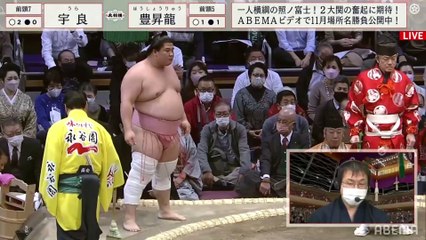 Ura vs Hoshoryu - Kyushu 2021, Makuuchi - Day 3