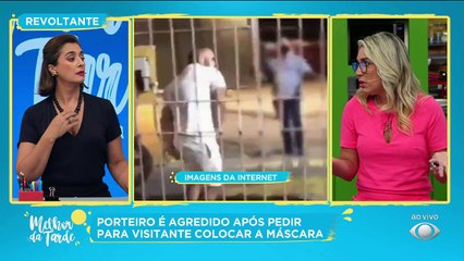 O vídeo, que circula na internet, mostra um trecho da confusão em um condomínio, no bairro do Cordeiro, na Zona Oeste do Recife.