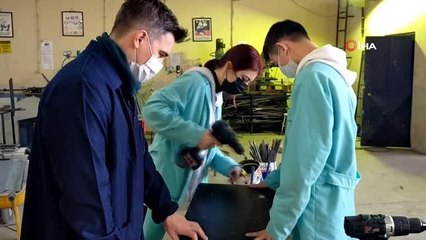 Meslek Lisesi öğrencileri sokak hayvanları için proje üretti