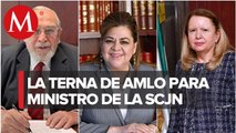 ¿Quiénes son los candidatos de AMLO para sustituir a Ministro de la SCJN_