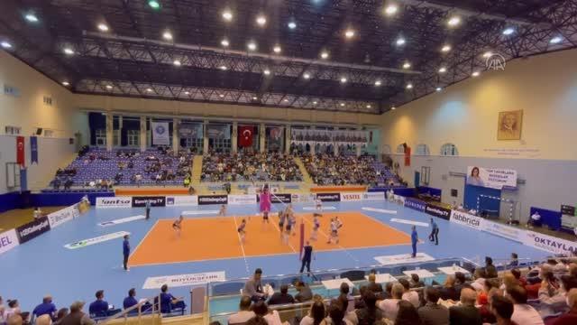 Voleybol - Aydın Büyükşehir Belediyespor: 3 - OK Gacko: 0