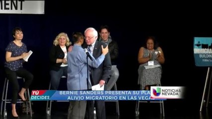 Bernie Sanders Presenta Su Plan para Alivio Migratorio