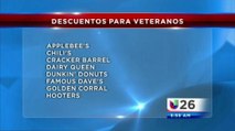 Grandes Descuentos para Veteranos