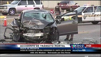 Un muerto tras accidente de tránsito en Wichita