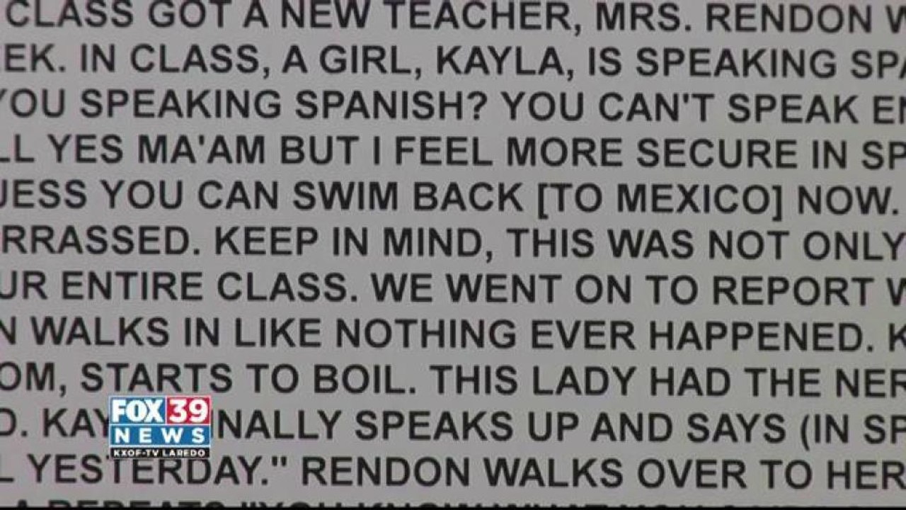 Teacher suspended with administrative pay