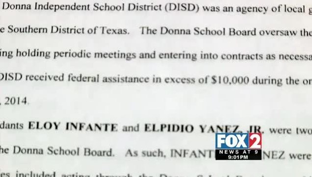 Donna ISD Board Members out of Jail on Bond