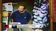 Buscan ladrones de tienda departamentales