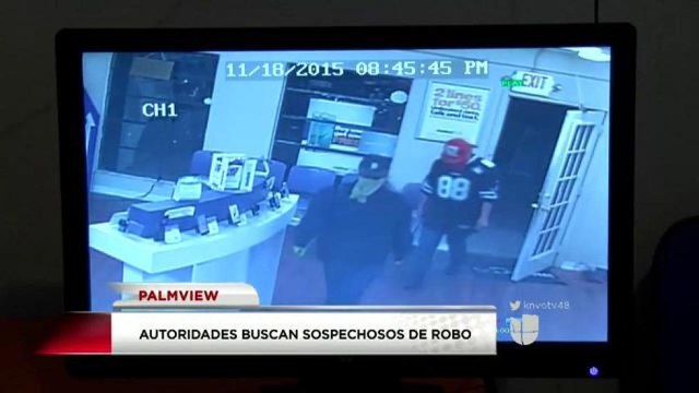 Autoridades buscan sospechosos de robo en Palmview