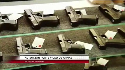 Autorizan porte y uso de armas en distrito escolar de Forsan