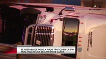 Accidente en la I-10 provoca el cierre de varios carriles