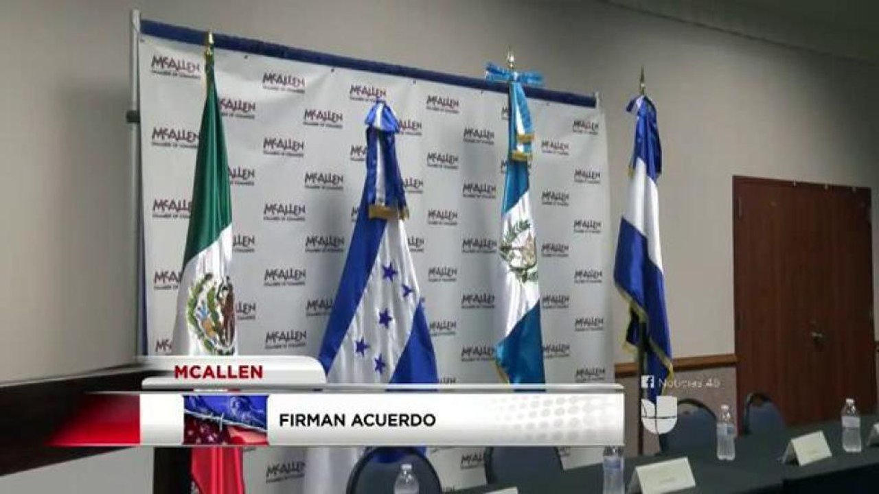 Firman acuerdo en McAllen
