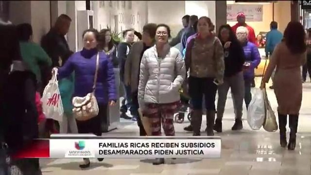Familias ricas en casas de pobres