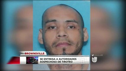 Se entrega a las autoridades sospechoso de tiroteo