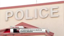 Autoridades buscan grupo de sujetos armados