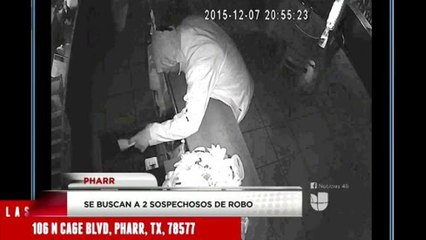 Investigan robos en Pharr