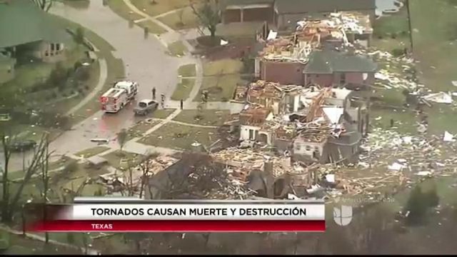 Tornados Causan Destrucción en Texas