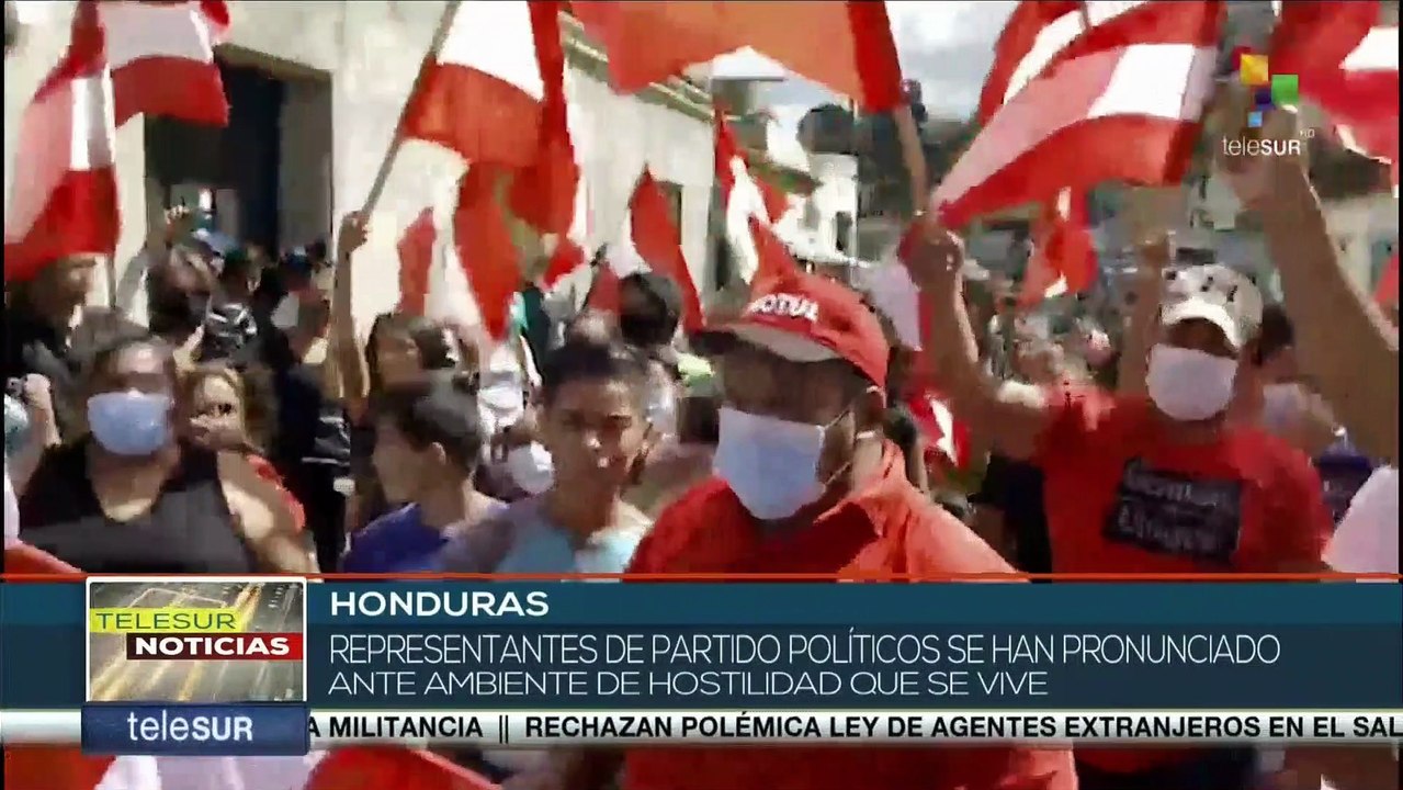 Representantes de partidos políticos piden alto a la violencia en Honduras