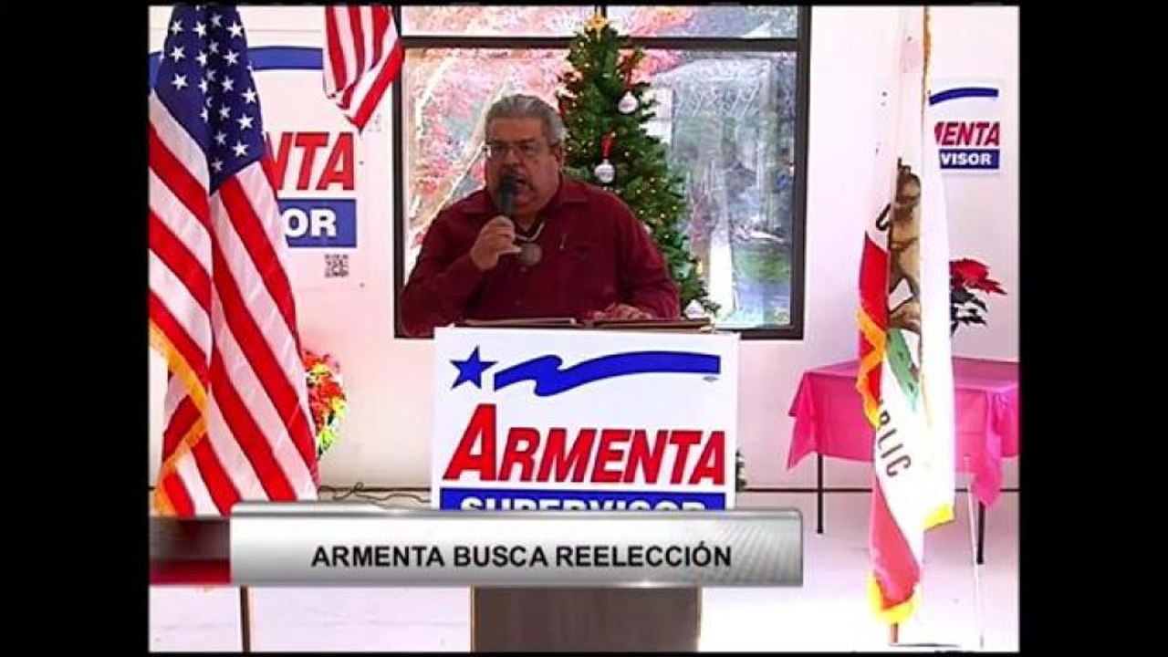 Supervisor Armenta anuncia planes electorales