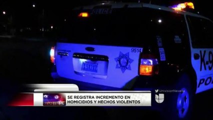 Policía Indica Incremento en Crímenes en Las Vegas.