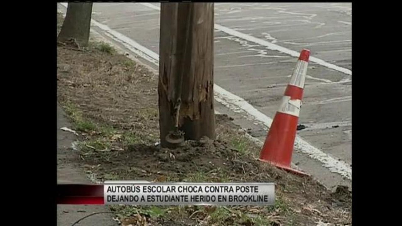 Choca autobús escolar