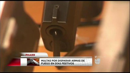 Multas por disparar armas en Pharr