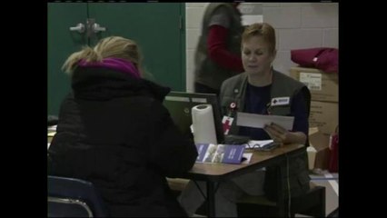 Una victima del Tornado en el area de Dallas Texas