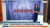 Em coletiva hoje (17) no Fórum de Investimentos em Dubai, o ex-presidente Michel Temer acredita que o evento revela otimismo para Brasil.Saiba mais em youtube.com.br/bandjornalismo