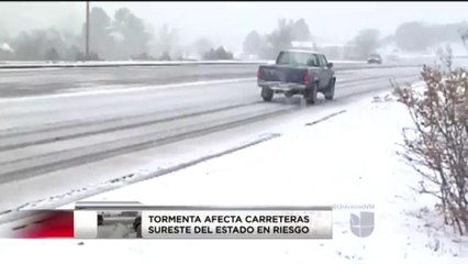 Consecuencias de la tormenta invernal al sureste de Nuevo México