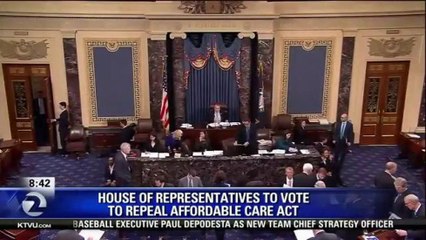HOUSE TO VOTE ON BILL TO OVERTURN AFFORDABLE CARE ACT