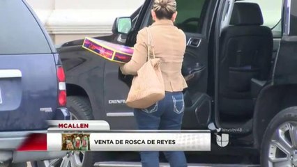 Venta de rosca de Reyes en McAllen