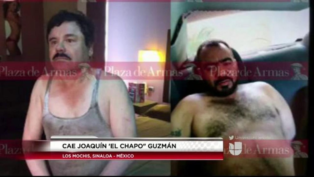 Anuncian Recaptura de Joaquín "El Chapo" Guzmán