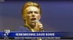 FANS PAY TRIBUTE TO DAVID BOWIE