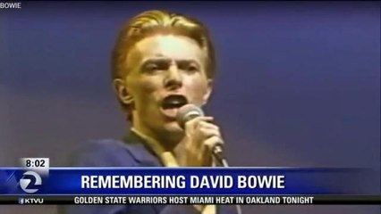 FANS PAY TRIBUTE TO DAVID BOWIE