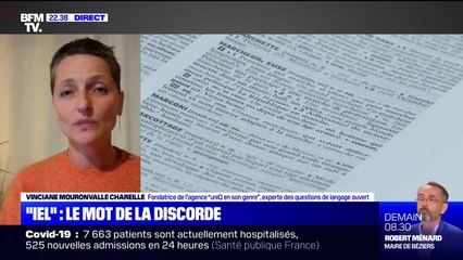 "On avait besoin d'un pronom neutre pour nommer les personnes (...) sans genrer ni au féminin ni au masculin": Vinciane Mouronvalle Chareille défend l'utilisation du pronom "iel"