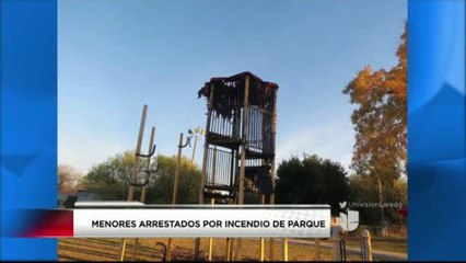 Menores Arrestados por Inendio de Parque