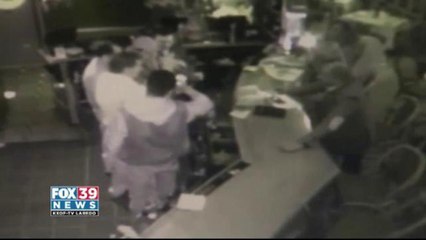 A group of men read the wrong powerball winning numbers.