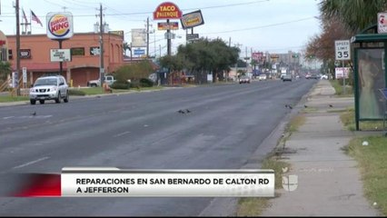 Reparaciones en la Avenida San Bernardo