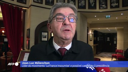 Líder francês de extrema-esquerda se encontra com Lula