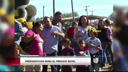 Preparativos para el "Menudo Bowl"
