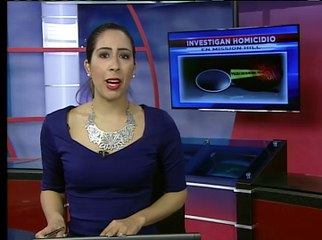 Investigan homicidio