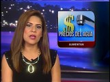 Aumento precios de agua