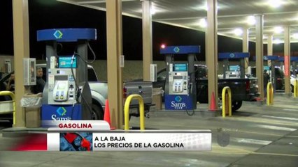 Precios de gasolina a la baja