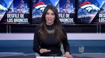 Preparación para el desfile de los Broncos