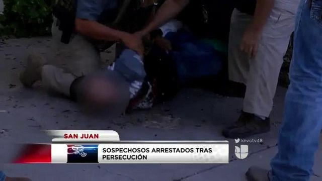 Sospechosos arrestados tras persecución San Juan