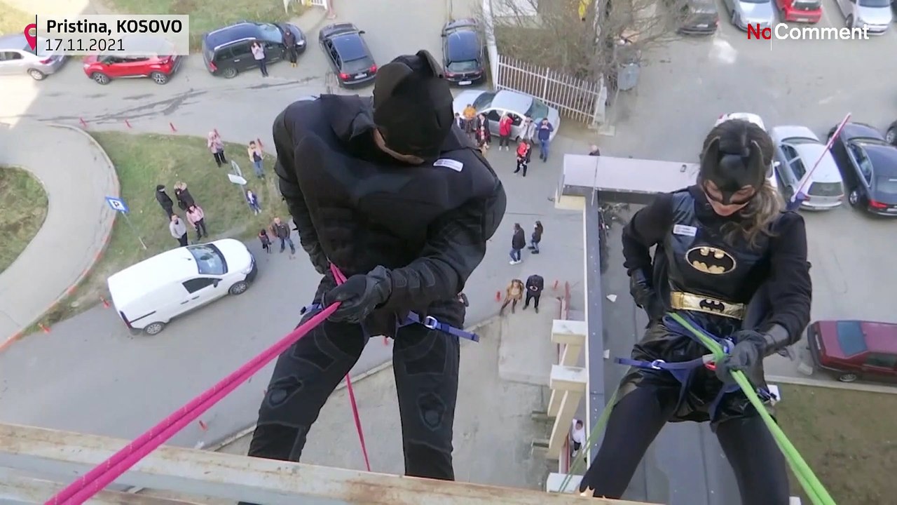 Kosovo: Superhelden bringen kleinen Krebspatientinnen Hoffnung