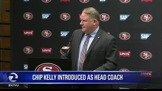 49ers INTRODUCE CHIP KELLY AS HEAD COACH